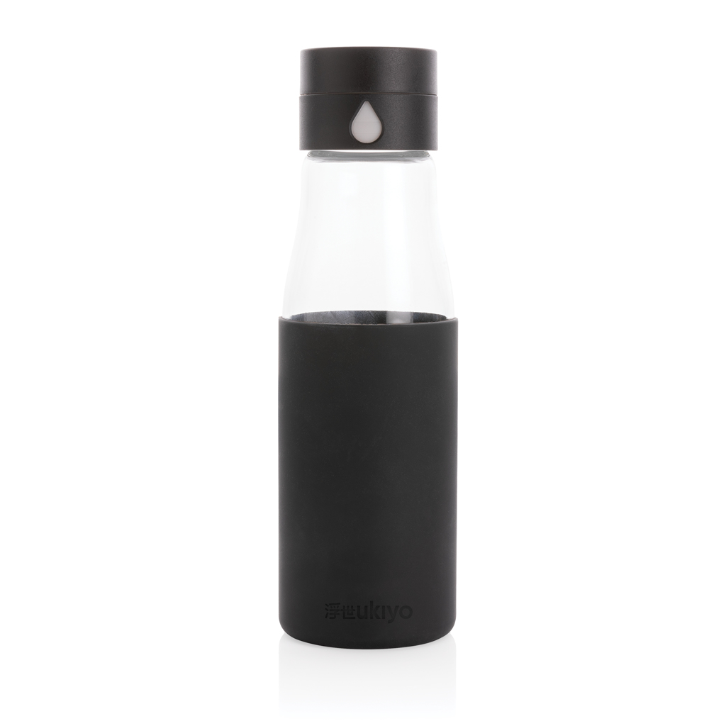 Botella de vidrio con funda 600 ml publicitaria